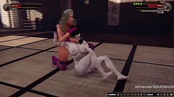 Bambi vs kagura nf3d female mma combat ring Bambi vs kagura nf3d female mma combat ring
