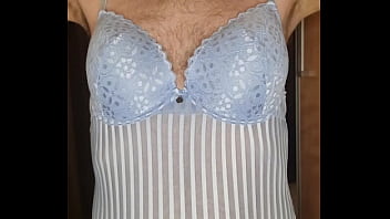 Man dressed in body jerks off in it