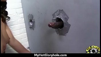 Ebony backs her booty all the way to the gloryhole 5 Ebony backs her booty all the way to the gloryhole 5