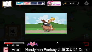 Handyman fantasy free steam demo game sexual content nudity simulation 2d