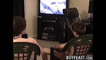 Rough cock stroking for cute twink pair Rough cock stroking for cute twink pair