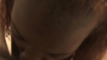 Black gf mocha smile with cum on her lips Black gf mocha smile with cum on her lips