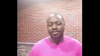 A private strip tease for free while faced forwards in 70 degree weather