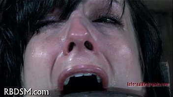 Demeaning a manacled gal Demeaning a manacled gal