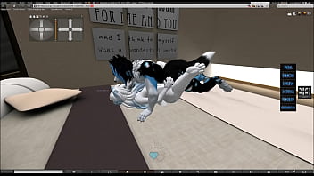 Having fun with a canine