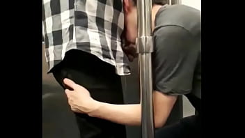 Boy sucking cock in the subway Boy sucking cock in the subway