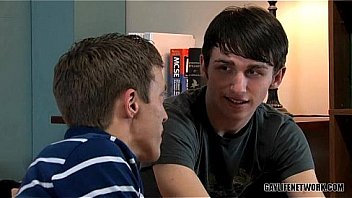 Twink makeout session turns anal Twink makeout session turns anal