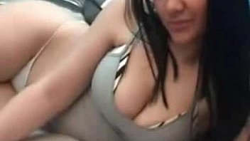 Hot busty amateur brunette camgirl using her sex toy Hot busty amateur brunette camgirl using her sex toy
