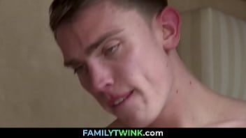 Prudish step father leading his offspring while fucking