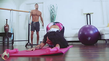 Passionate up and fuck with yoga chick Passionate up and fuck with yoga chick
