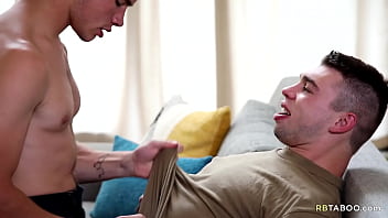 Duty calls but stepbrother's dick is also calling