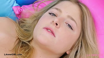 Sun kissed stunner naked close up