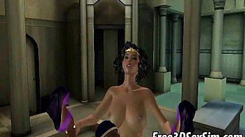 Hot 3d cartoon ebony babe taking two hard cocks Hot 3d cartoon ebony babe taking two hard cocks