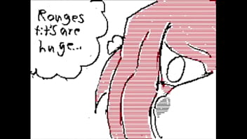 Rouge the bat shows her big boobs