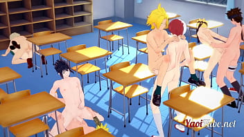 Boku no hero naruto boruto yaoi orgy 8 naruto and boku no hero's boys fuck at school Boku no hero naruto boruto yaoi orgy 8 naruto and boku no hero's boys fuck at school