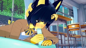 Anima crossing yaoi ankha boy with mooncat Anima crossing yaoi ankha boy with mooncat