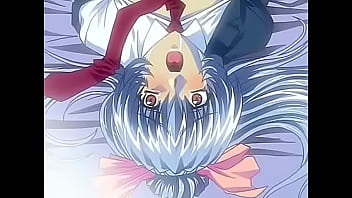 Hentai blue hair woman tied up and played with Hentai blue hair woman tied up and played with