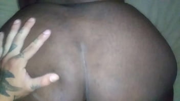 Ebony babe gets fucked hard