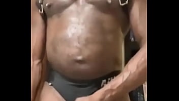 Bbc muscle leather harness cock & nippleplay edging & unloading solo Bbc muscle leather harness cock & nippleplay edging & unloading solo