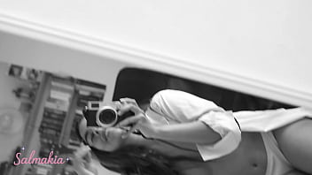 Latin girl plays poses and masturbates in front of her mirror salmakia Latin girl plays poses and masturbates in front of her mirror salmakia