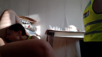 Passionate sex of three cop girls Passionate sex of three cop girls