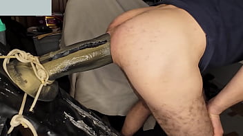 Depth training quickie monster dildo deep in my ass Depth training quickie monster dildo deep in my ass