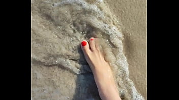Beach sun and divine feet Beach sun and divine feet