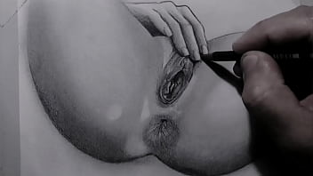 El placer de ver el proceso de dibujar una vagina resurada y su hermoso ano te encantará El placer de ver el proceso de dibujar una vagina resurada y su hermoso ano te encantará