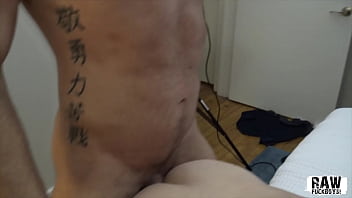 Muscle hunk throat fucked cute jock