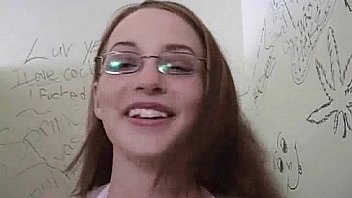 Horny girl sucking her first big white cock anonymously 29