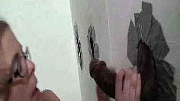 Blonde takes double interracial cumshot Blonde takes double interracial cumshot