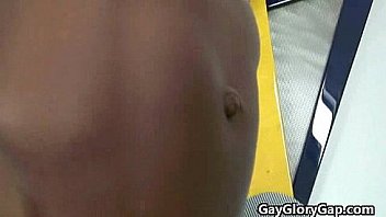 Gay black dude get his big dick rubed and sucked by white twink 08 Gay black dude get his big dick rubed and sucked by white twink 08