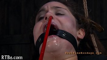 Four girls inside petite cage