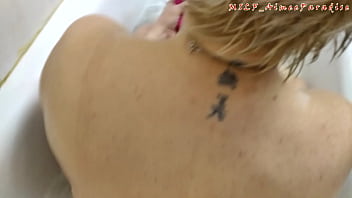 A magical mature cocksucker in the shower