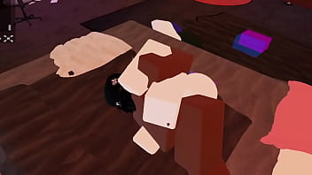 White slut gets used by bbc in roblox p1 White slut gets used by bbc in roblox p1