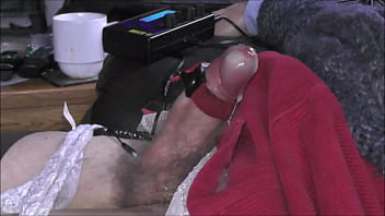 Hfo with electric shock over my skirt Hfo with electric shock over my skirt