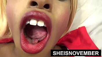 Hd biggest breast and nipples fucking and point of view hot facial bbc cumshot for amazing ebony babe msnovember squeezing her sexy boobs together taking big dick blowjob pov to the face with cum in mouth and black facial on sheisnovember