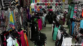 Sexy shoplifter gets accused of stealing so the lp officer conduct a strip search Sexy shoplifter gets accused of stealing so the lp officer conduct a strip search