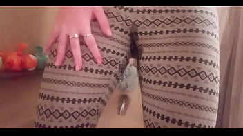 Girl pees her leggings