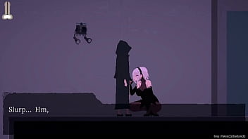 One man in dusk city