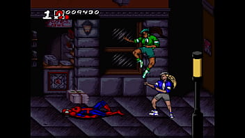 Two gangster babes up spiderman Two gangster babes up spiderman