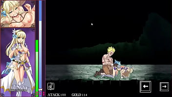Cute blonde princess having sex with a man in new erotic hentai ryona game Cute blonde princess having sex with a man in new erotic hentai ryona game