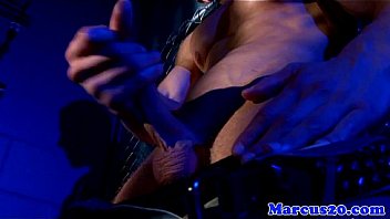 Muscular gay jock tugs his cut cock Muscular gay jock tugs his cut cock