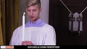 Gay priest and religious boy altar training Gay priest and religious boy altar training