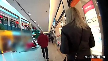 Flawless czech sweetie is tempted in the mall and drilled in pov