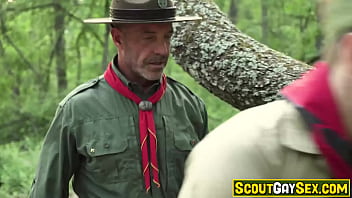 Master ace banner shoot so hard inside serg shepard ass