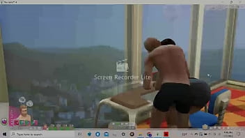 Latina with wide hips and big butt giving assjob to horny white boy Latina with wide hips and big butt giving assjob to horny white boy