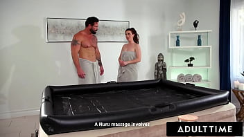 Nicole emma vaunt gives slippery sticky nuru massage Nicole emma vaunt gives slippery sticky nuru massage