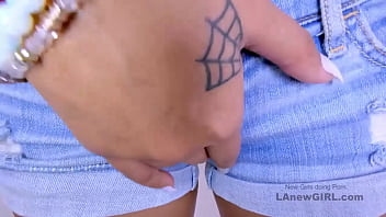 Powerfully poised brunette got seduced by the producer