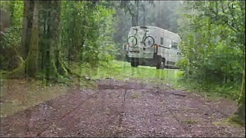 Bdsm games in forest a rainy day Bdsm games in forest a rainy day